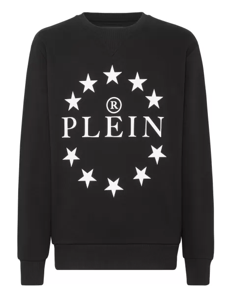 Philipp Plein Sweatshirt Ls Stars Street Couture Herren Black Werbung