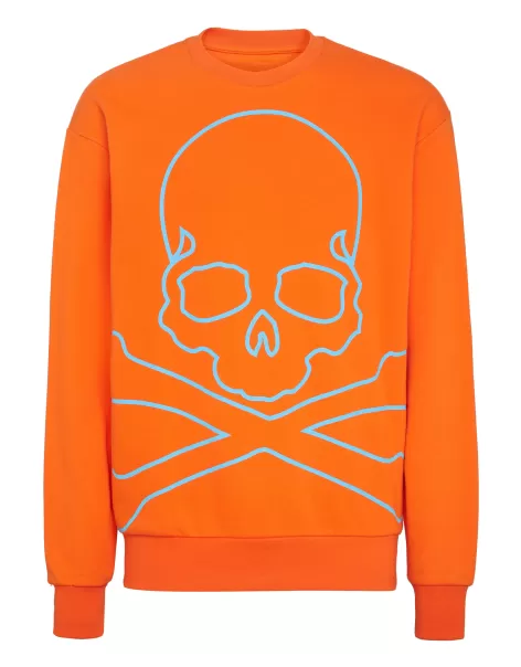 Orange Rabattmarken Herren Pullover / Hoodies / Jacken Philipp Plein Sweatshirt Ls