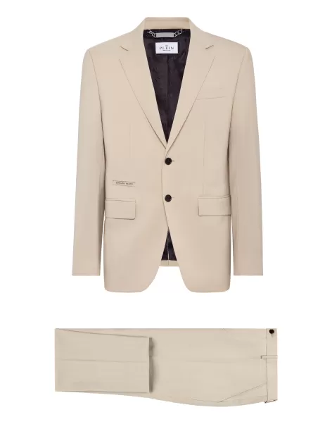 Suit: Blazer/Trousers Sartorial Befehl Philipp Plein Herren Sartorial Beige