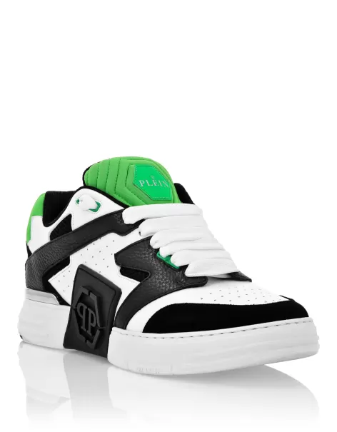 Lo-Top Sneakers Phantom $Treet Low Top Sneakers Green / Black Qualität Philipp Plein Herren