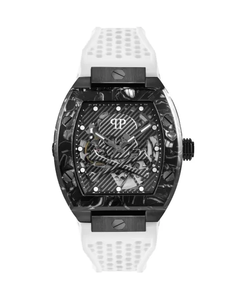 Herren The $Keleton $Port-Master Rock Crystal Watch Philipp Plein White Preisanpassung Uhren
