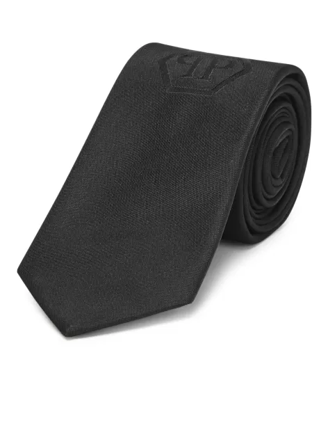 Herren Philipp Plein Black Tie Modernität Krawatten & Einstecktücher