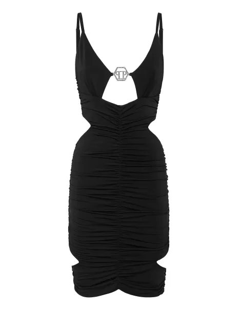 Produktsicherheit Kleider Mini Dress Black Damen Philipp Plein
