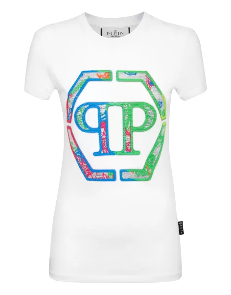 T-Shirt Sexy Pure Damen White Philipp Plein T-Shirts & Poloshirts Produktqualitätssicherung