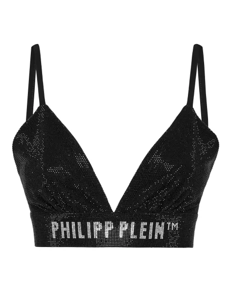 Philipp Plein Oberteile Bra Stones Black Preis Damen