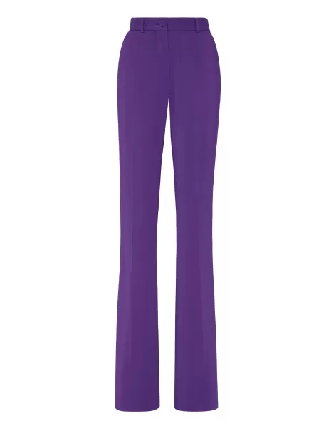 Hosen & Shorts Damen Purple Philipp Plein Cady Trousers Gut