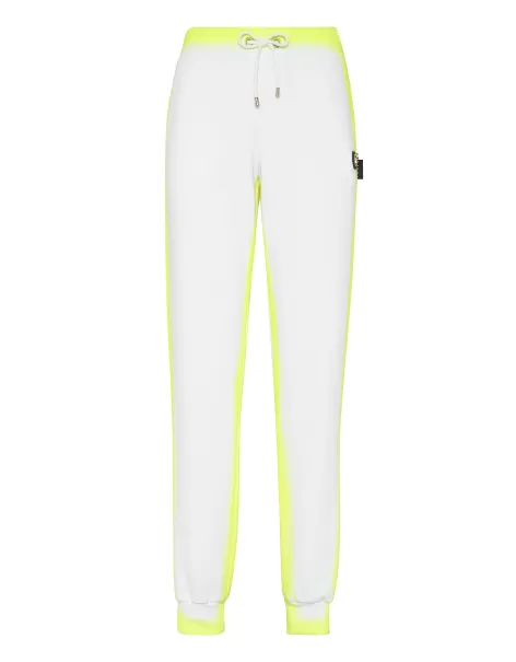 Philipp Plein Jogging Trousers Fluo Damen Activewear Funktionalität White