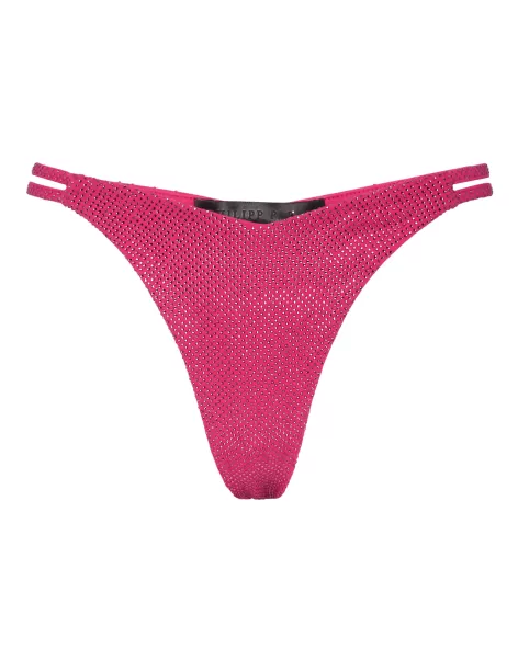 Reduzierter Preis Slip Underwear Damen Badebekleidung Fuxia Philipp Plein