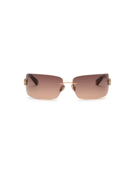 Sonnenbrillen Pink/Gold Popularität Damen Sunglasses Plein Irresistible  Skull Philipp Plein